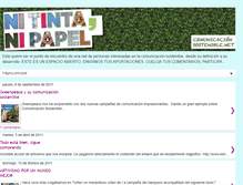 Tablet Screenshot of comunicacionsosteniblenet.blogspot.com