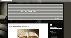 Desktop Screenshot of jornalcristao.blogspot.com