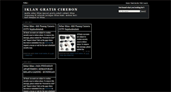 Desktop Screenshot of iklangratis-cirebon.blogspot.com