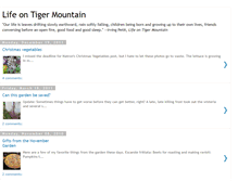 Tablet Screenshot of lifeontigermountain.blogspot.com