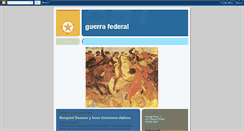 Desktop Screenshot of historiadevenezuela-guerrafederal.blogspot.com
