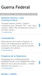 Mobile Screenshot of historiadevenezuela-guerrafederal.blogspot.com