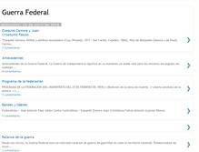 Tablet Screenshot of historiadevenezuela-guerrafederal.blogspot.com