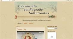 Desktop Screenshot of filosofia-saltamontes.blogspot.com