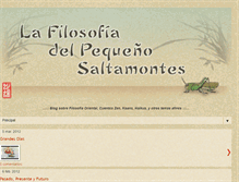 Tablet Screenshot of filosofia-saltamontes.blogspot.com