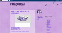 Desktop Screenshot of espaconoahblu.blogspot.com