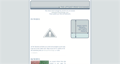 Desktop Screenshot of littlestprintexchange.blogspot.com