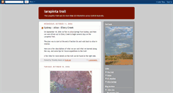 Desktop Screenshot of larapintatrail.blogspot.com