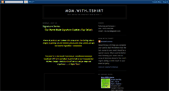 Desktop Screenshot of momwithtshirt.blogspot.com