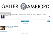 Tablet Screenshot of galleriramfjord.blogspot.com