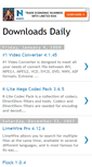 Mobile Screenshot of downloadsdaily.blogspot.com