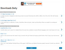 Tablet Screenshot of downloadsdaily.blogspot.com