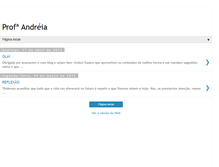 Tablet Screenshot of blogprofessoraandreia.blogspot.com