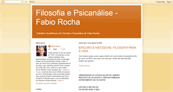 Desktop Screenshot of filosofando-fabio-rocha.blogspot.com