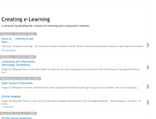 Tablet Screenshot of creatingelearning.blogspot.com