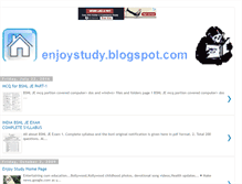 Tablet Screenshot of enjoystudy.blogspot.com