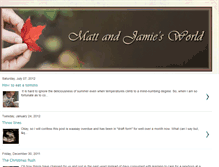 Tablet Screenshot of mattjamieross.blogspot.com