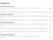 Tablet Screenshot of cruiseline.blogspot.com