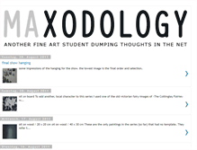 Tablet Screenshot of maxodology.blogspot.com