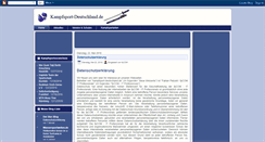 Desktop Screenshot of kampfsport-deutschland.blogspot.com