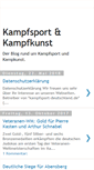 Mobile Screenshot of kampfsport-deutschland.blogspot.com