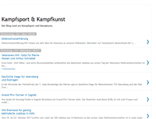 Tablet Screenshot of kampfsport-deutschland.blogspot.com