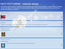 Tablet Screenshot of heitipotturinn.blogspot.com
