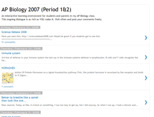 Tablet Screenshot of apbio12007.blogspot.com