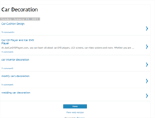 Tablet Screenshot of decorationcar.blogspot.com