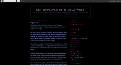 Desktop Screenshot of lolawolf.blogspot.com