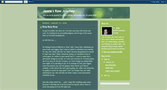 Desktop Screenshot of jannasrawjourney.blogspot.com