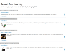 Tablet Screenshot of jannasrawjourney.blogspot.com