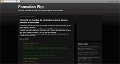 Desktop Screenshot of formation-php.blogspot.com
