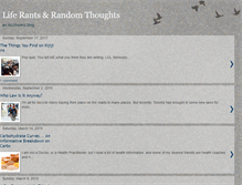 Tablet Screenshot of liferants-randomthoughts.blogspot.com