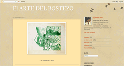 Desktop Screenshot of elartedelbostezo.blogspot.com