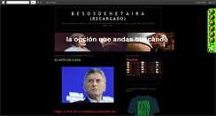 Desktop Screenshot of besosdehetairarecargado.blogspot.com