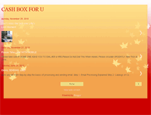 Tablet Screenshot of cashboxforu.blogspot.com
