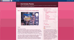 Desktop Screenshot of clo-artiste-peintre.blogspot.com