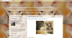 Desktop Screenshot of littlepinkpig.blogspot.com