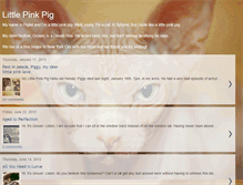 Tablet Screenshot of littlepinkpig.blogspot.com