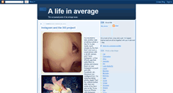 Desktop Screenshot of lifeinaverage.blogspot.com