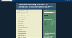 Desktop Screenshot of medicalcollegesinformation.blogspot.com