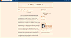 Desktop Screenshot of afewreviews.blogspot.com