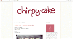 Desktop Screenshot of chirpy-cake.blogspot.com