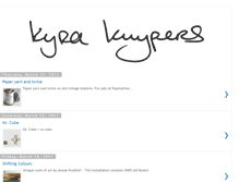 Tablet Screenshot of kyrakuypers.blogspot.com