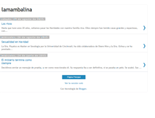 Tablet Screenshot of lamambalina.blogspot.com