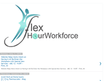 Tablet Screenshot of flexhourworkforce.blogspot.com