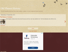 Tablet Screenshot of old-planes-history.blogspot.com