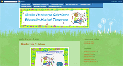 Desktop Screenshot of educacionmusicaltemprana.blogspot.com