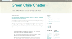 Desktop Screenshot of greenchilechatter.blogspot.com